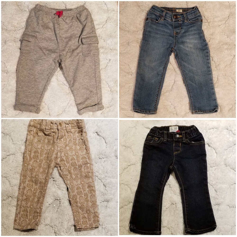 Bundle of toddler girls pants 18mth